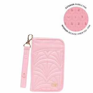 Lug Wicked x Lug Tandem Zip RFID Wallet Bubble Pink Soft Pastel